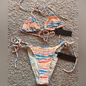 NWT Triangl Zebra print Vinca Bikini